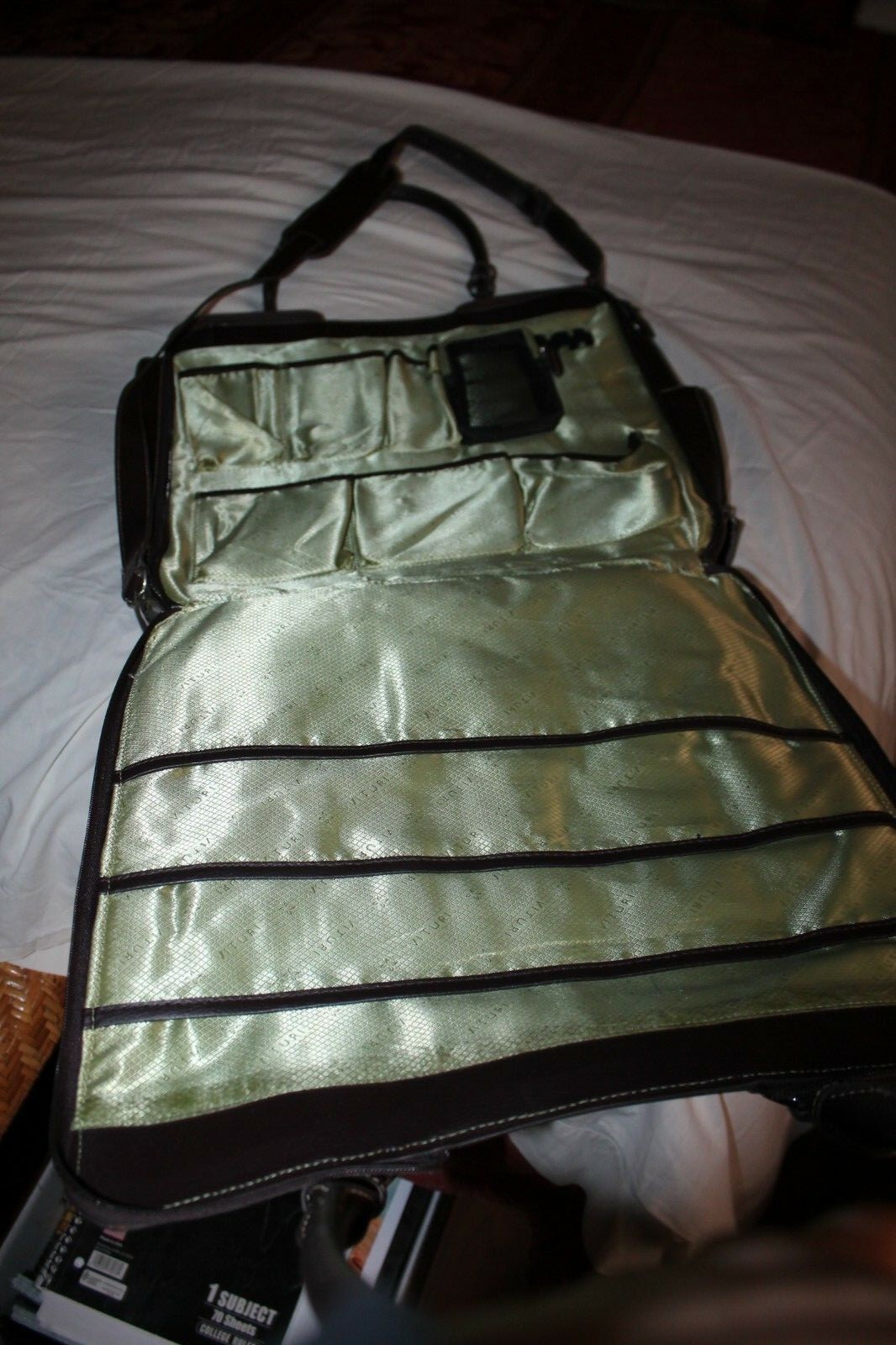 Vituri Brown Briefcase Professional Business Carry/Shoulder Bag