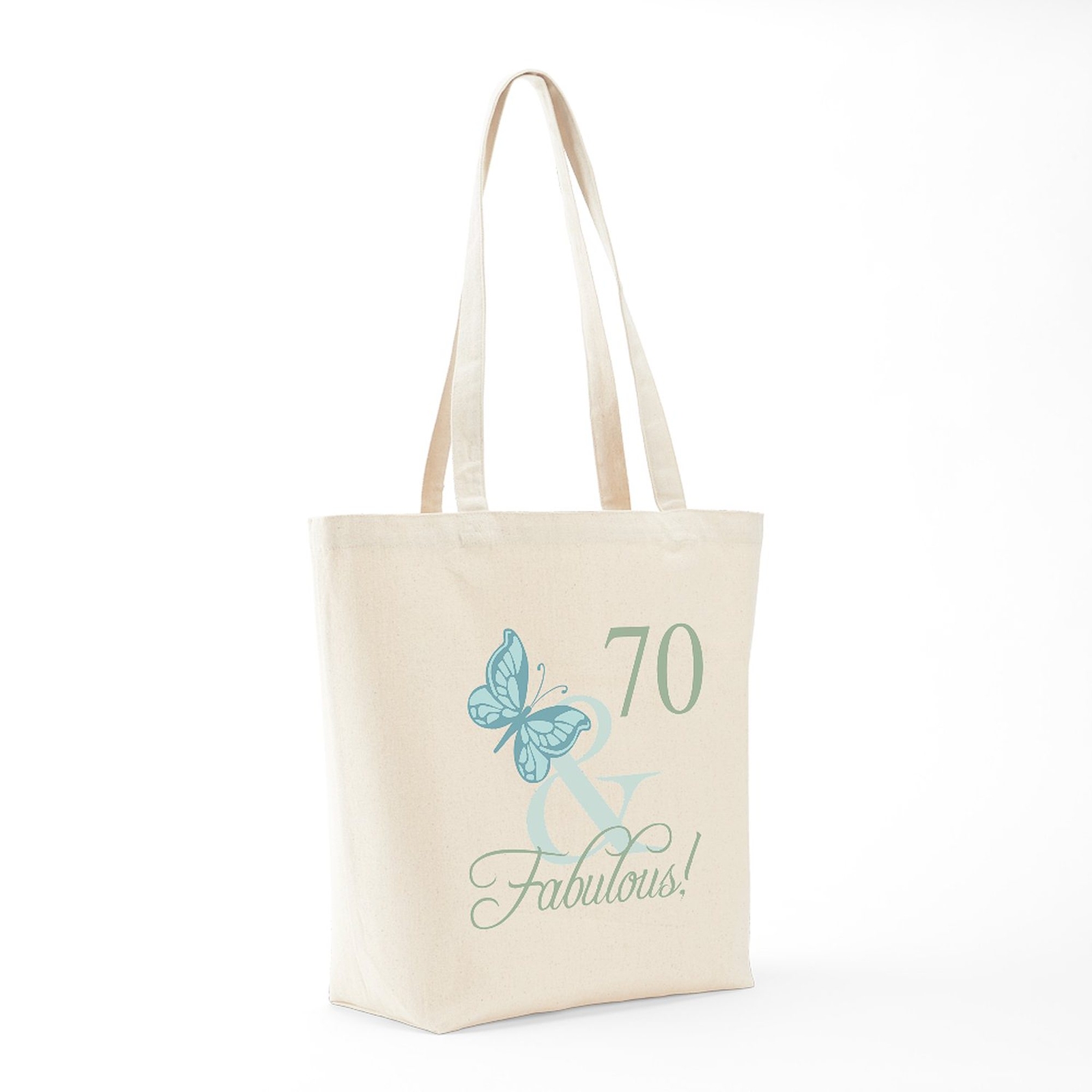 CafePress 70Th Birthday Butterfly Tote Bag (1419973899)