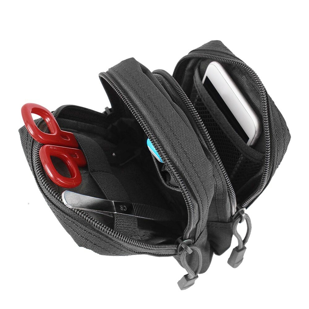 Tactical Molle Pouch Belt Waist Pack Bag Military Waist Fanny Pack Outdoor USA