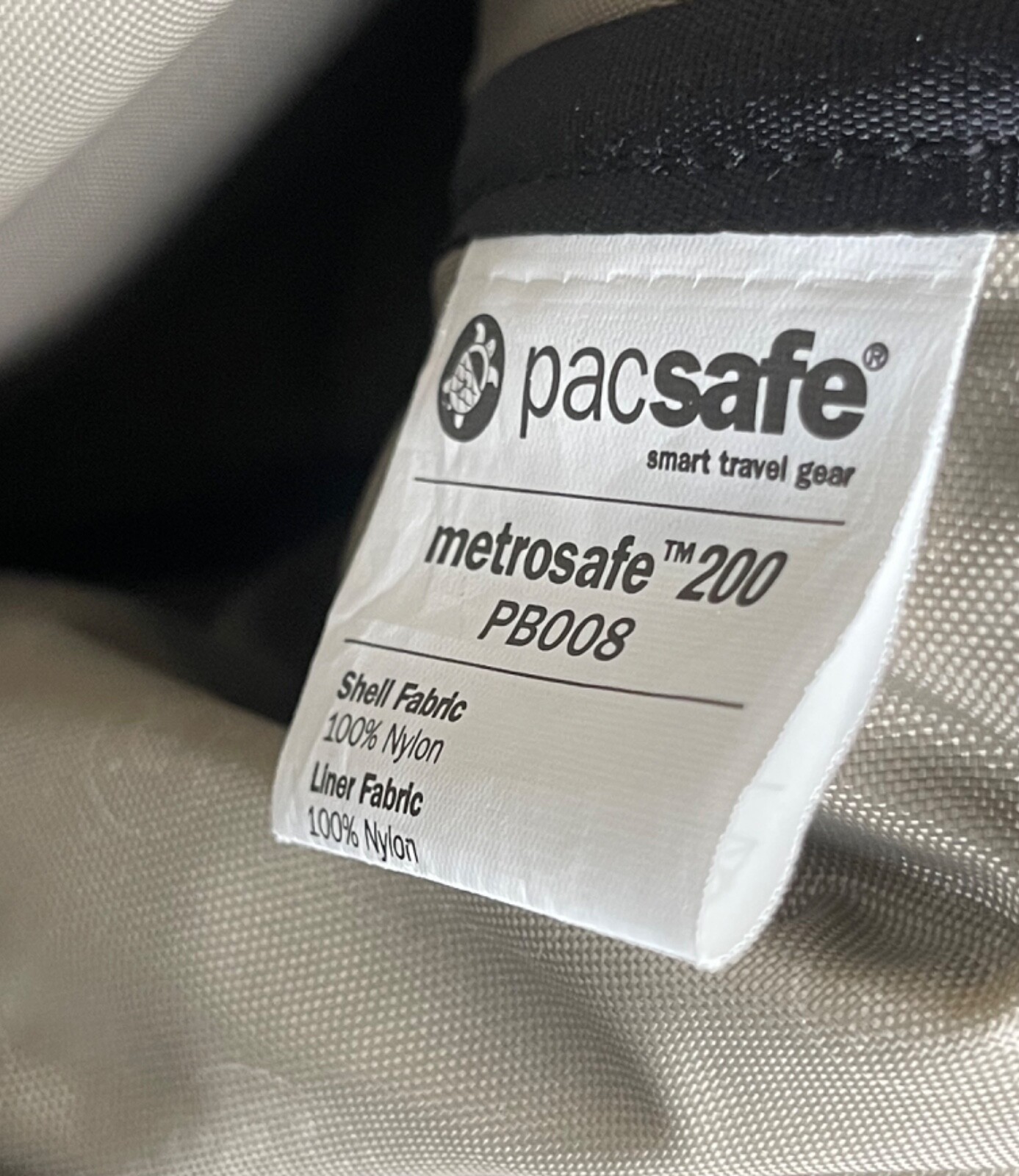 PacSafe Travel Security Metrosafe 200 Anti Theft Gear Crossbody Bag Brown PB008