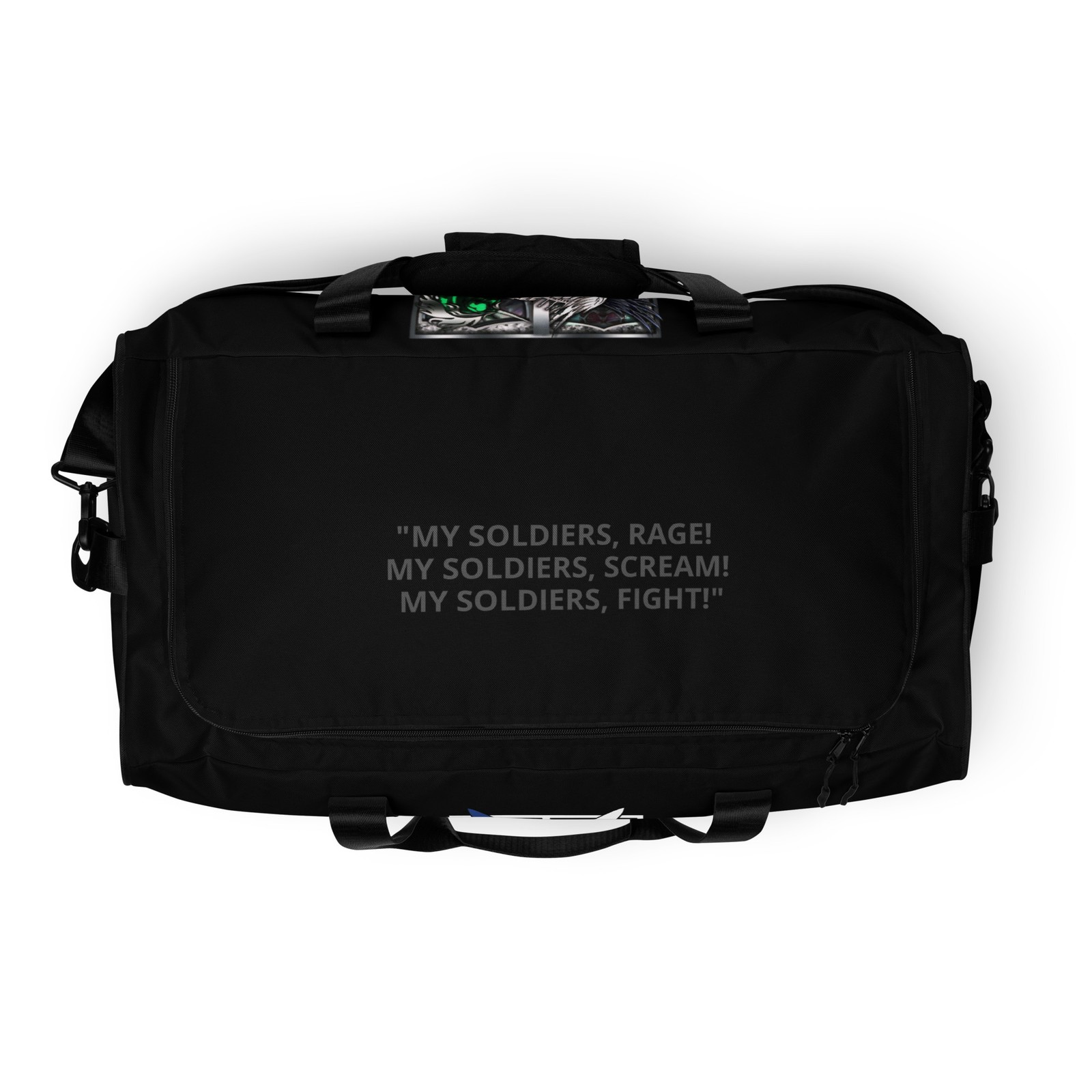Attack On Titan Anime Gym Bag Black AOT Duffle bag