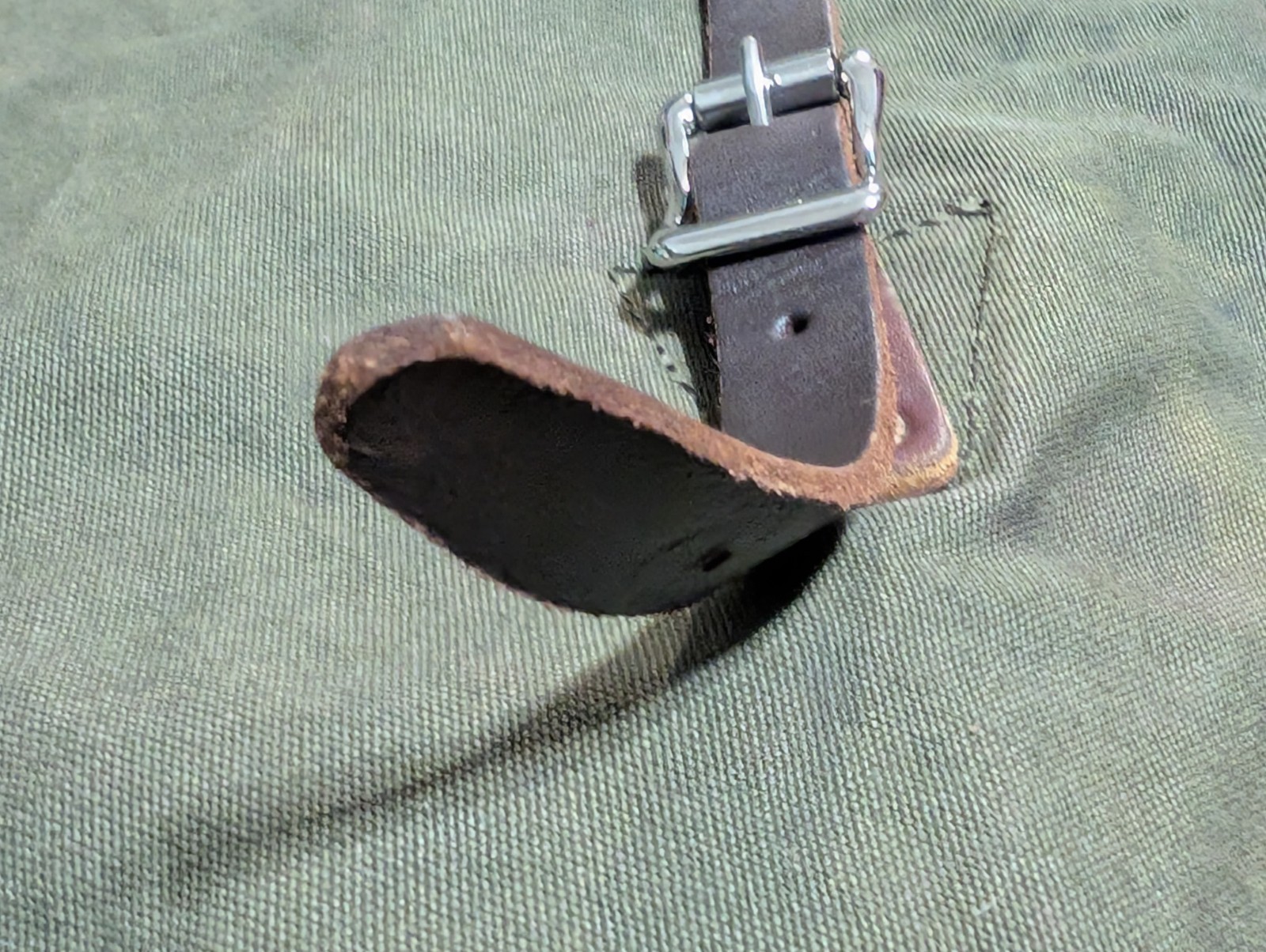 Duluth Pack #51 – Utility Backpack Olive Canvas w/ Leather Adjustable Straps