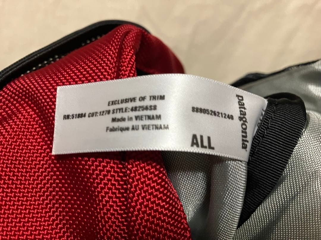 patagonia Atom S8 Sling Bag Excellent Nylon Lightweight Red
