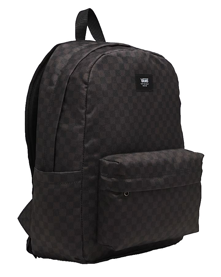 Vans Old Skool Check Backpack, Black-charcoal, One Size