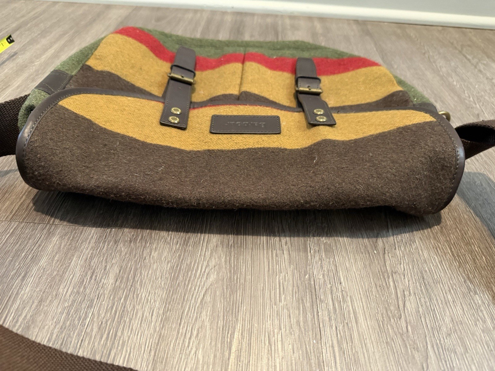 BARBOUR WOOL TARRAS BAG – Multicolor Rare Color-way – EXCELLENT