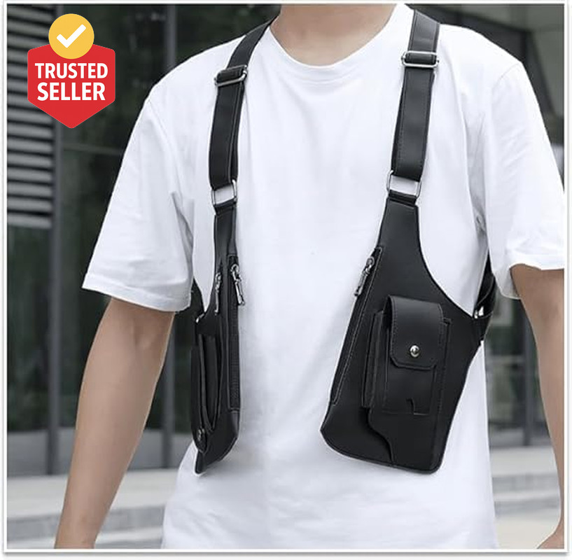 Underarm Anti-Theft Bag, Hidden Shoulder Holster, Double Storage Pouch, Phone Wa