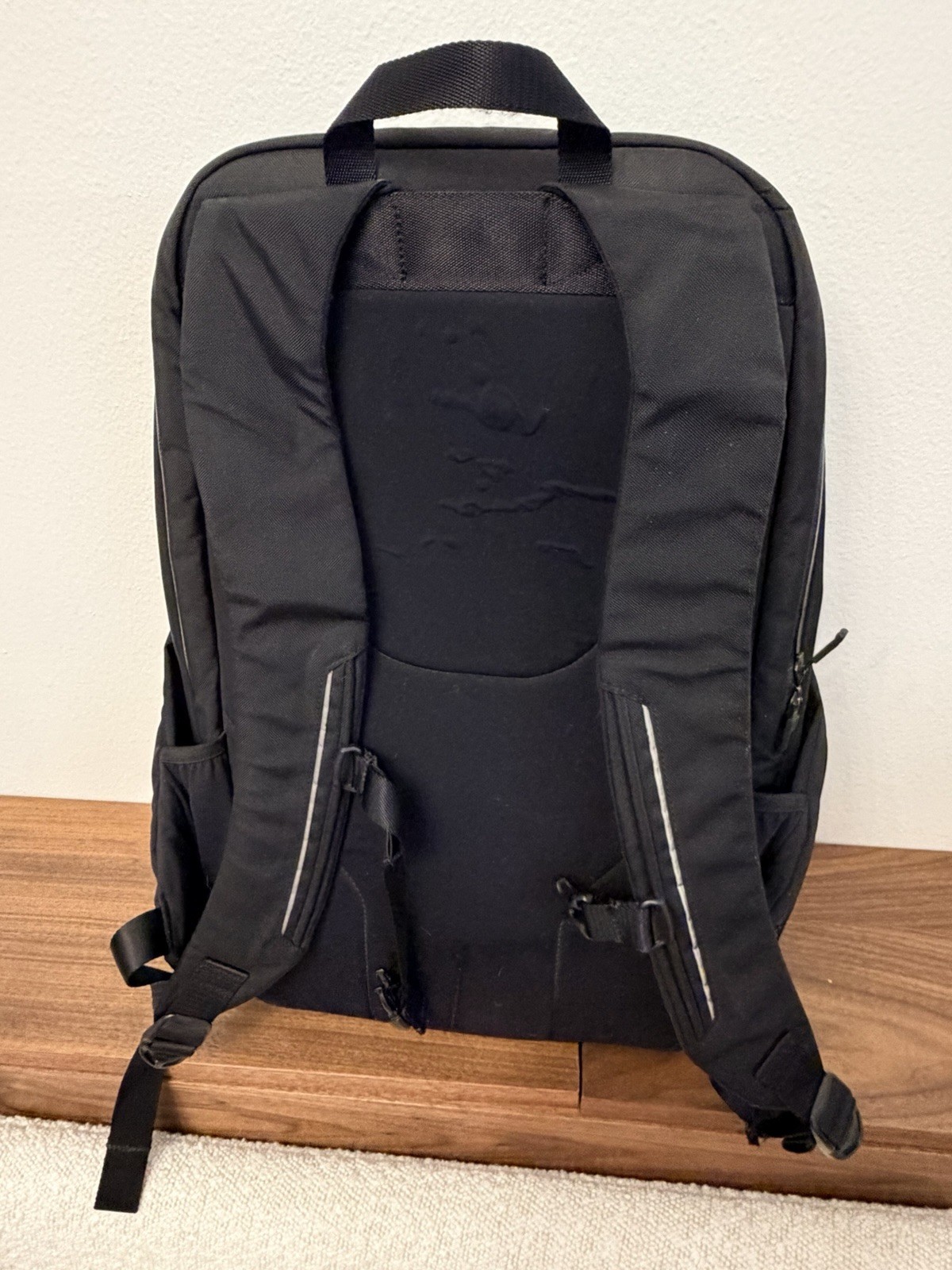Lululemon Black Backpack Zip Closure Adjustable Strap Multiple Pockets