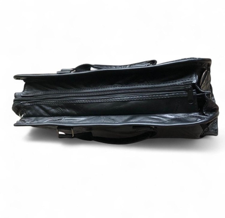 MAXAM – Genuine Lambskin Leather Briefcase 16″