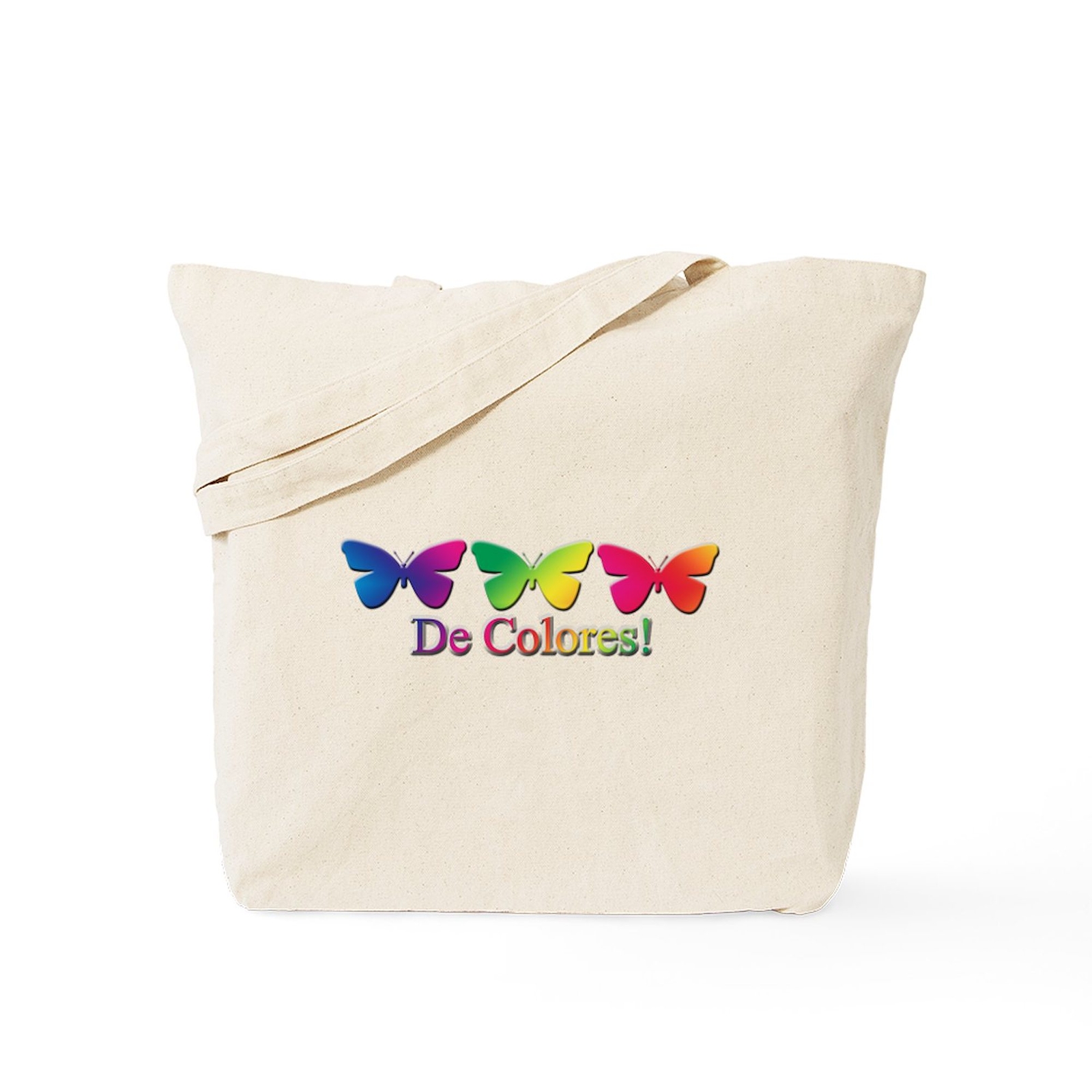 CafePress Butterfly Decolores Tote Bag (168259860)