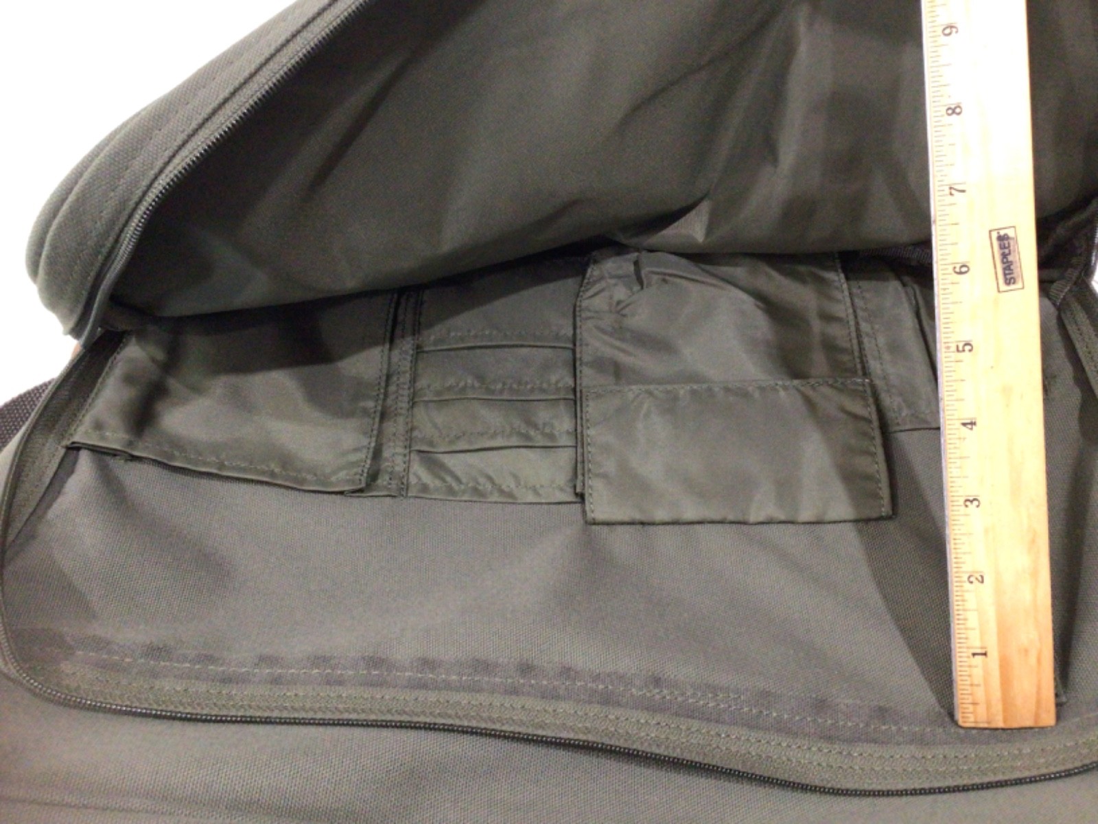 Field & Stream Vintage Gear Messenger Laptop Bag Briefcase Canvas Olive