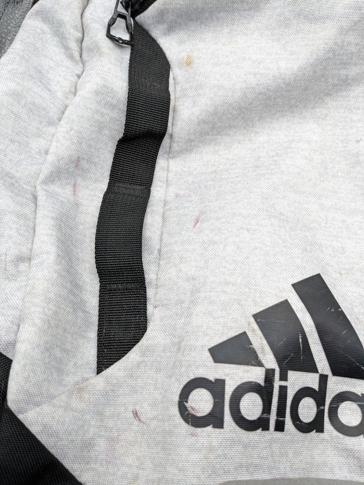 Adidas Backpack Load Spring Gray Black Multi-Pocket School Sports Lightweight
