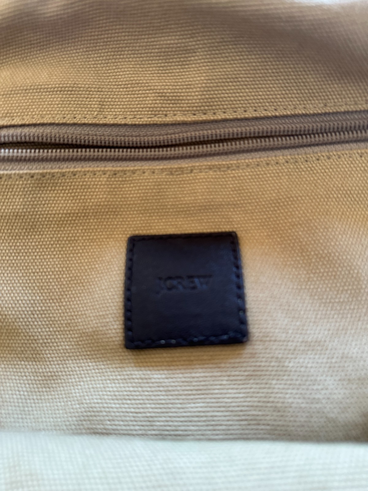 J.Crew Large Canvas and Leather Duffle. Sturdy. Very Good Condition