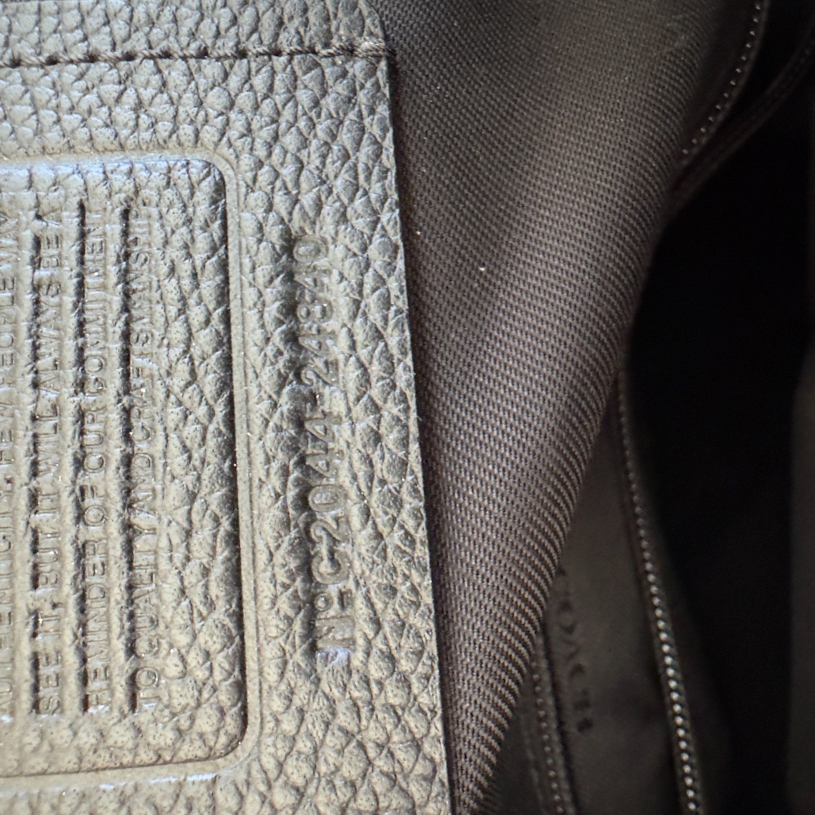 Coach Metropolitan Utility Tote Black 24840 Pebbled Leather *NO Xbody Strap*