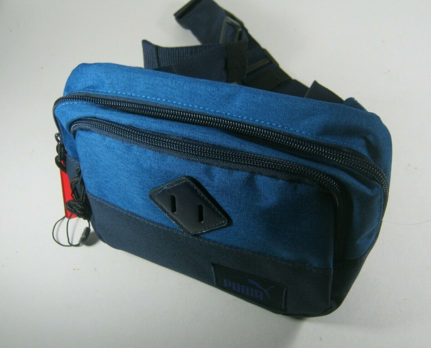 Puma Exploration Hip Sack Fanny Pack Waist Bag Black Gray Blue