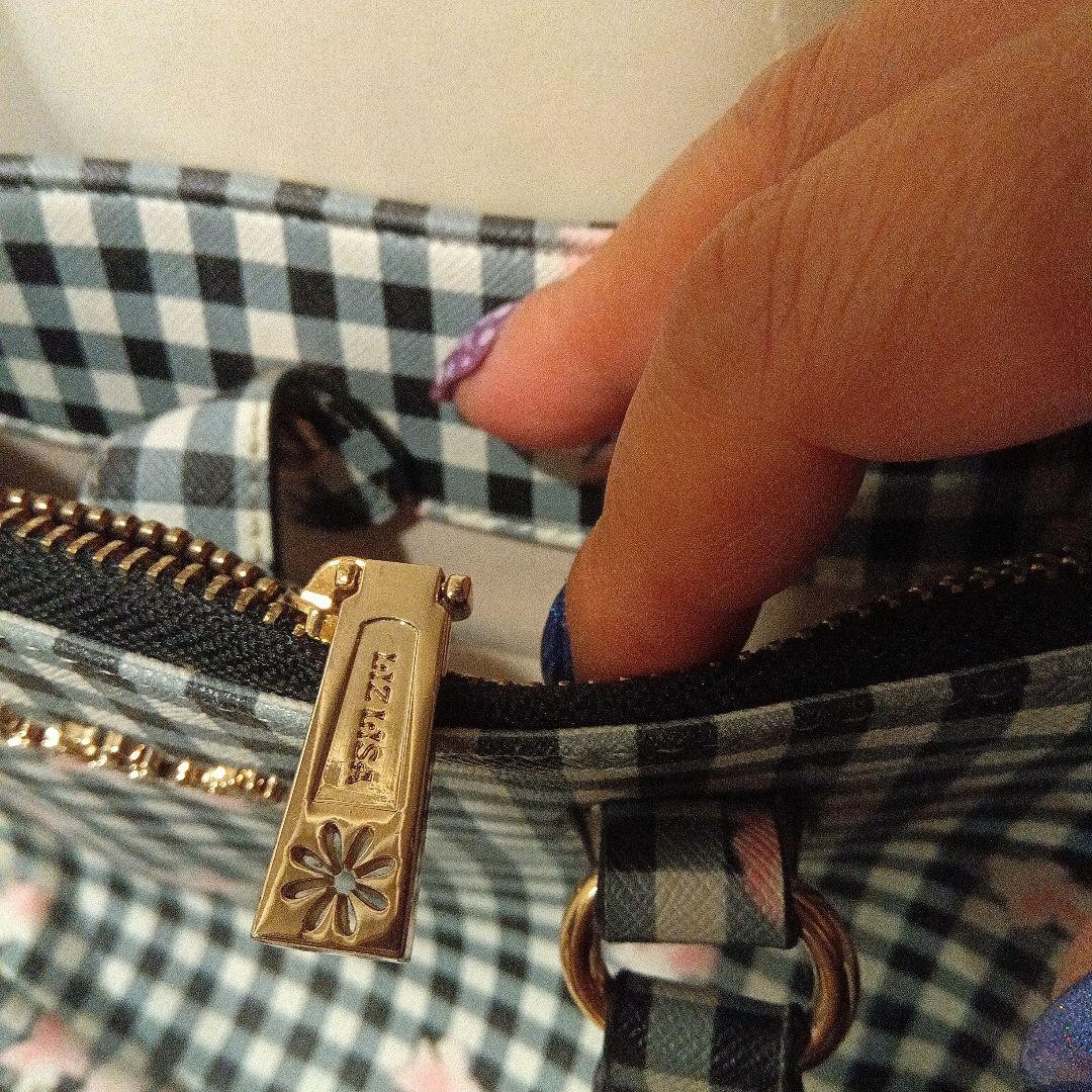 Price reduction ❗️ LIZLISA black check floral pattern 2way bag