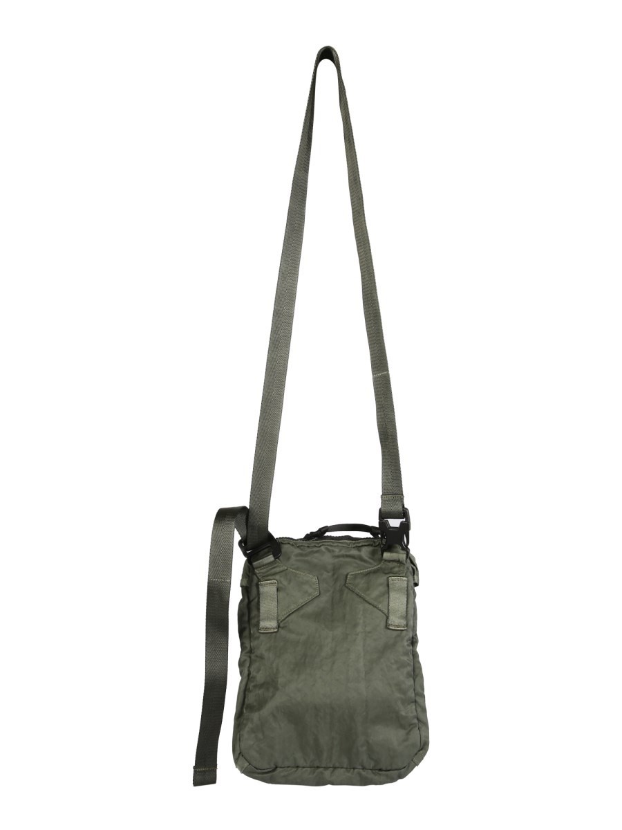 CP COMPANY – Nylon B Garment Dyed Messenger Lens Bag – Khaki / Bronze Green