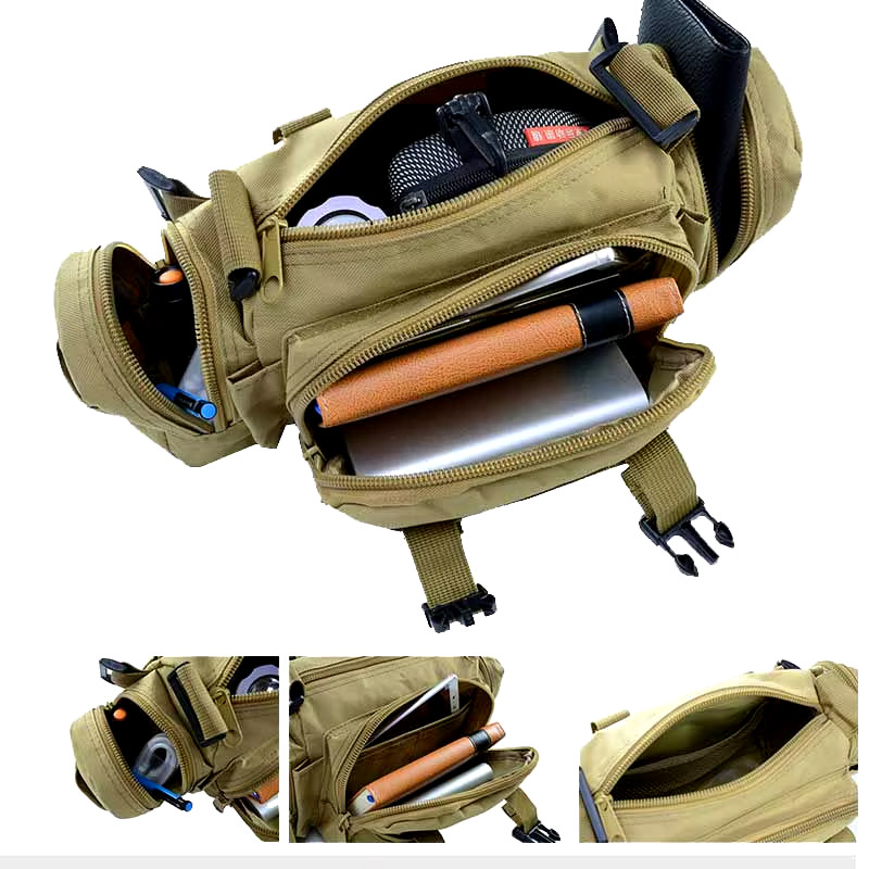Tactical Waist Pack Molle Pouch Deployment Bag Utility Outdoor Camping Hiking