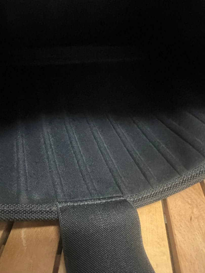 TUMI nylon padded PC case, black, 15.7 x 9.4 inches, used