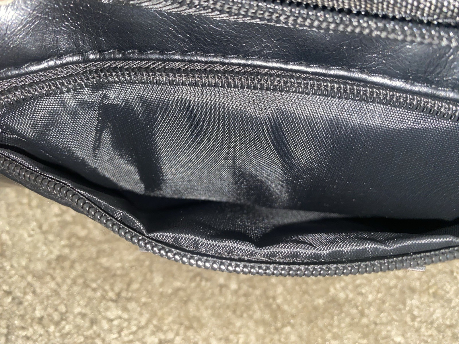 Personalized Black Leather Side Hand-Grip Bag for Unique Carry On Luggage 10×5