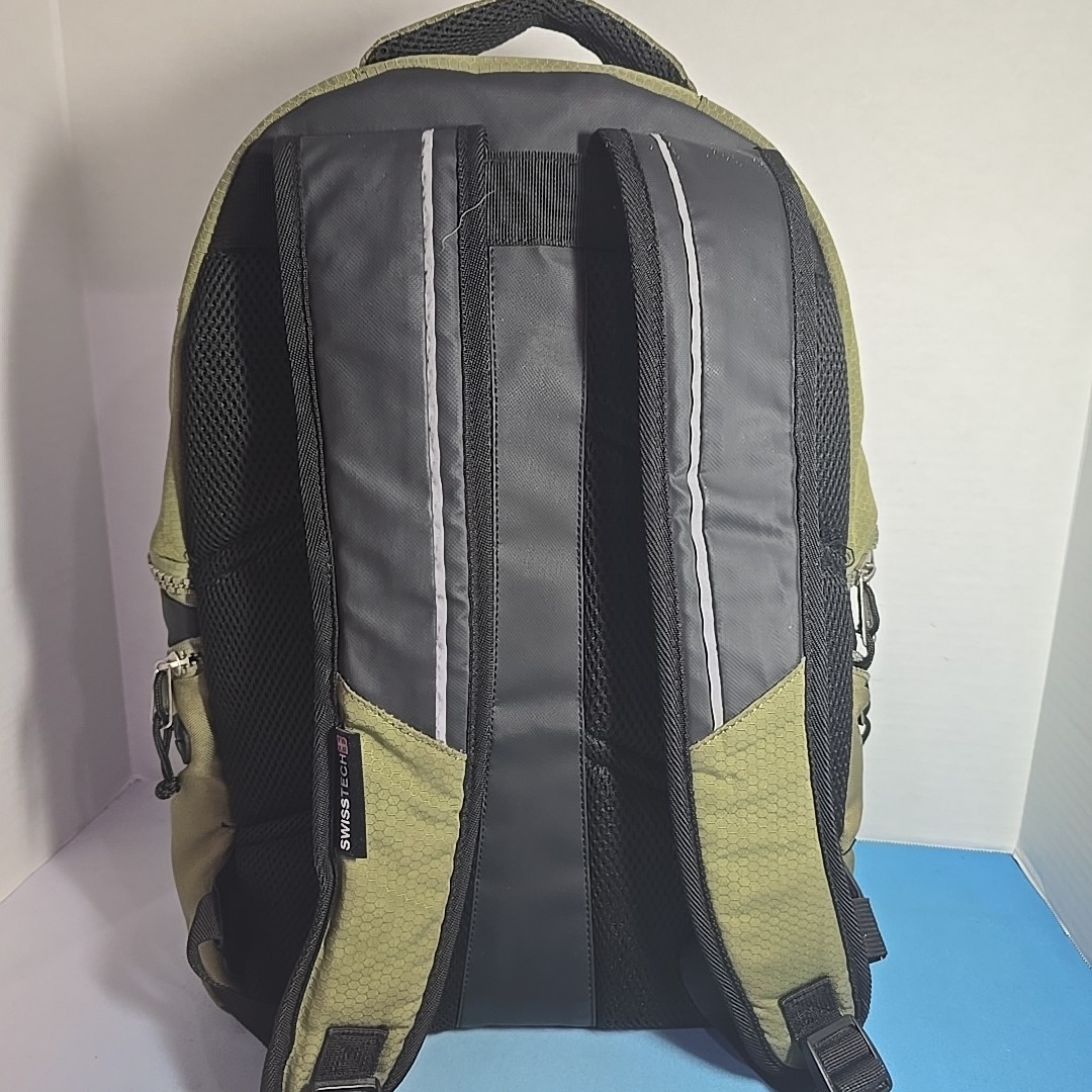 Swissgear Green And Black Backpack Travel Laptop Case