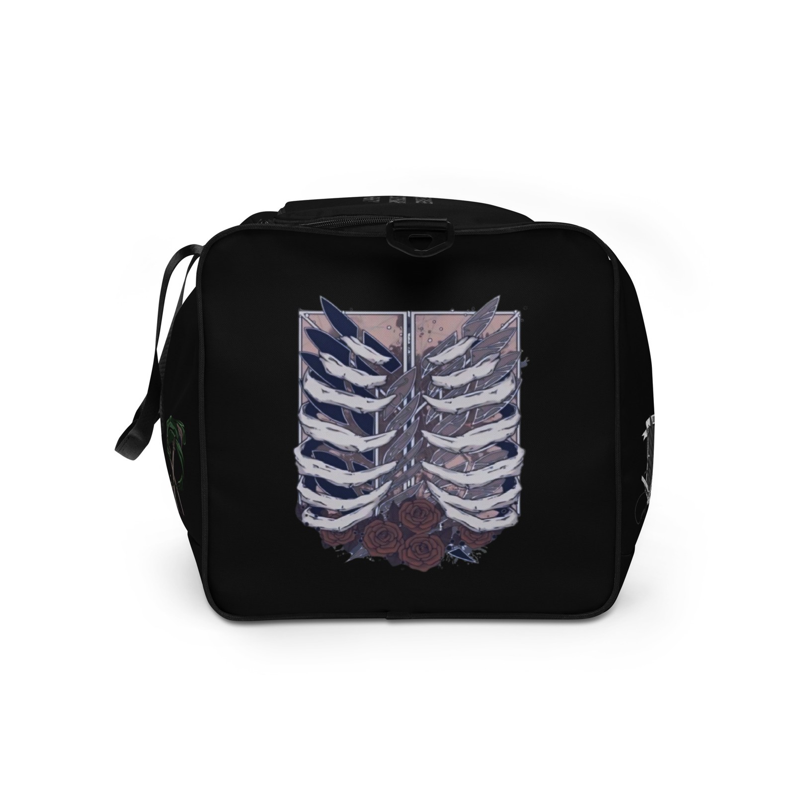 Attack On Titan Anime Gym Bag Black AOT Duffle bag