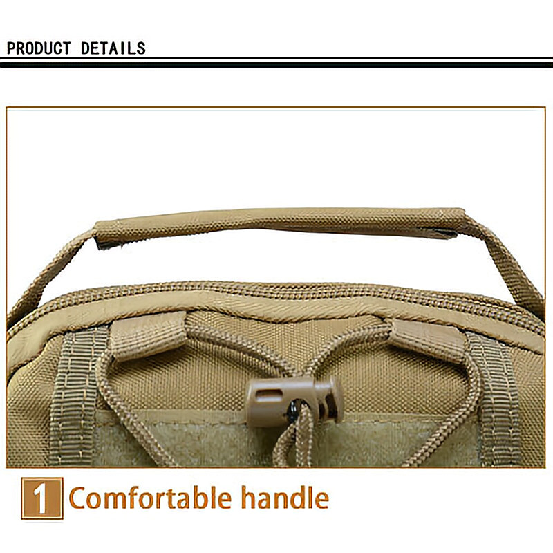 Outdoor Mens Backpack Tactical Sling Shoulder Bag Molle Travel Chest Pack Hiking