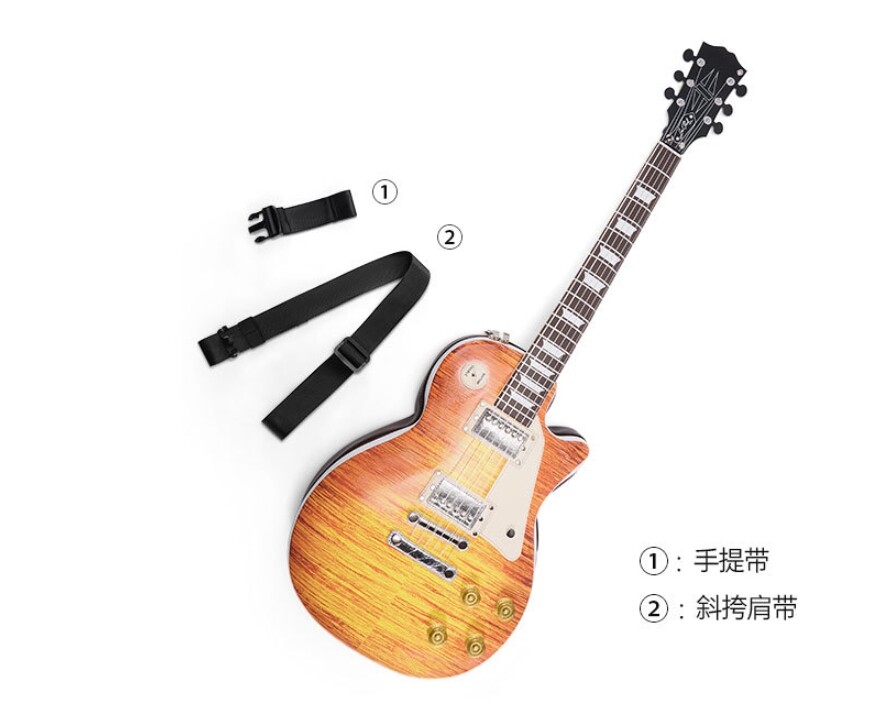 Hot Unisex Guitar Backpack Shoulder Crossbody Bag Chest Bag Street Sports Party