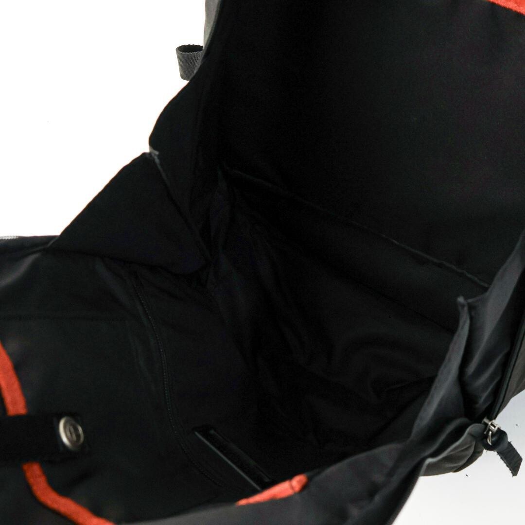 Tumi T-Tech 57585 Black Nylon Cotton Backpack Laptop Travel Bag Mens Zip Pocket