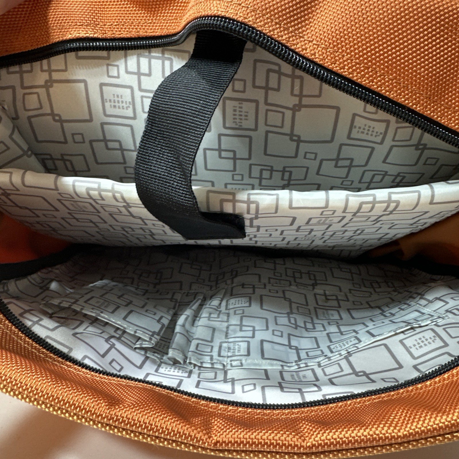 The Sharper Image Airtek Collection Orange LAPTOP Backpack Messenger Bag MSRP140