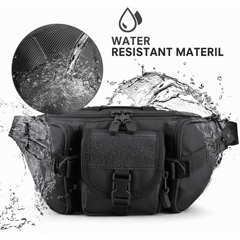 Tactical Carry Concealed Gun Holster Bag Fanny Pack Holster Pistol for Hiking