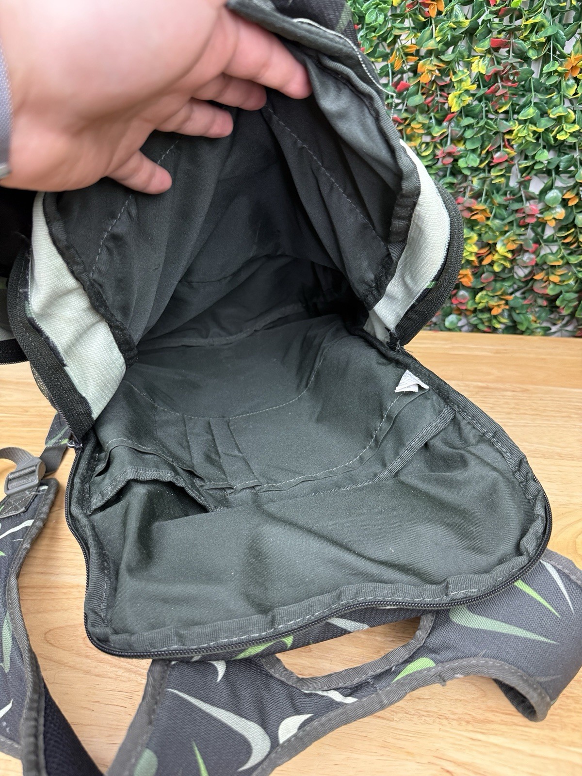 Nike Brasilia AOP All Over Print Training Backpack XLBlack Green Book Bag DM2367