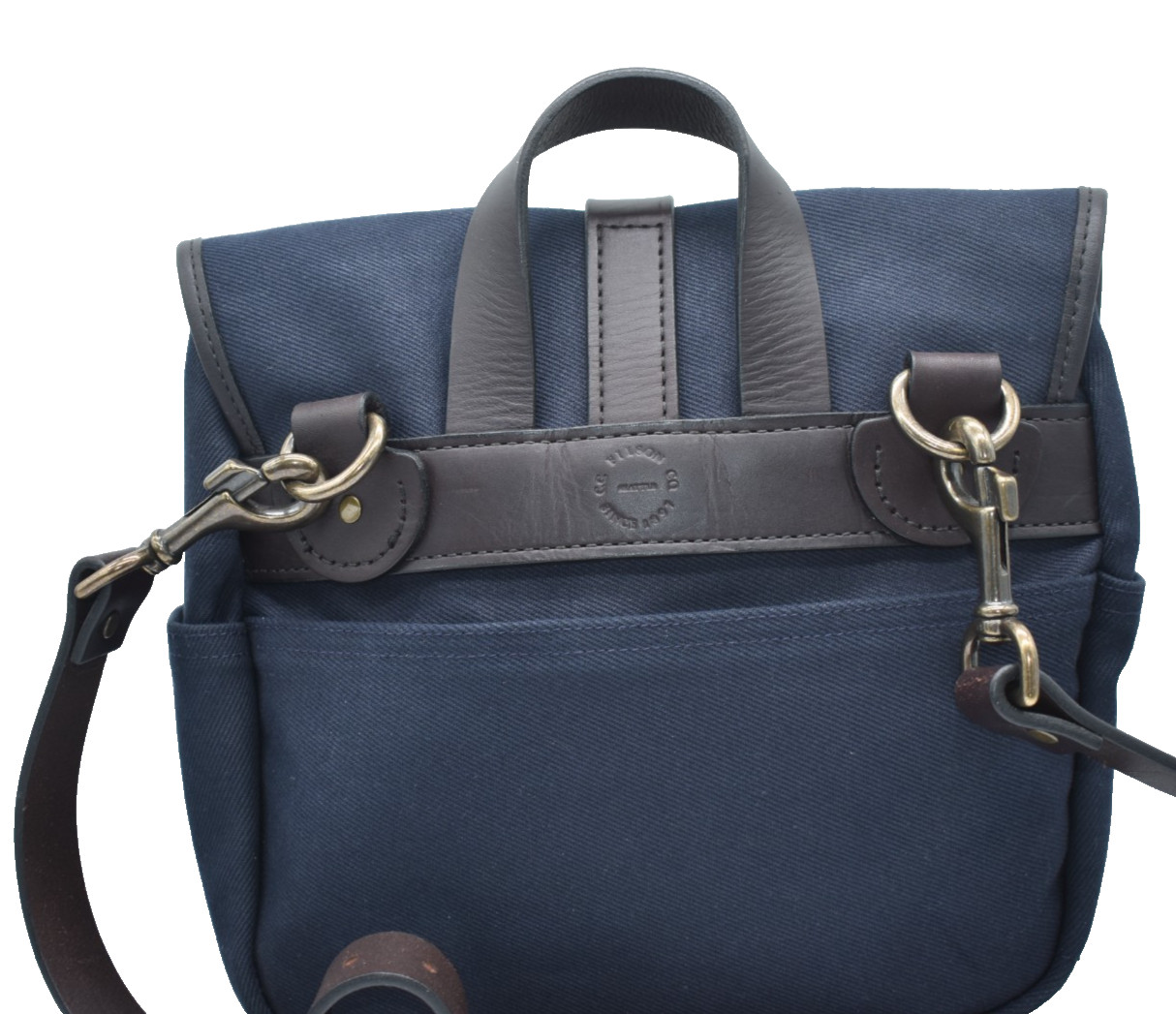 Filson Small Twill Field Bag Messenger Navy Blue