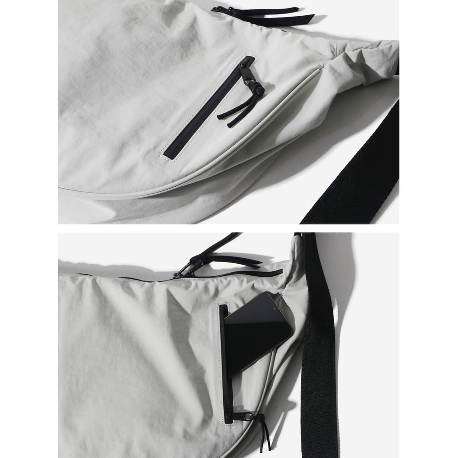 BUBILIAN Modish Cross Bag Gray | Unisex | Travel Bag | Made in Korea (Mini)