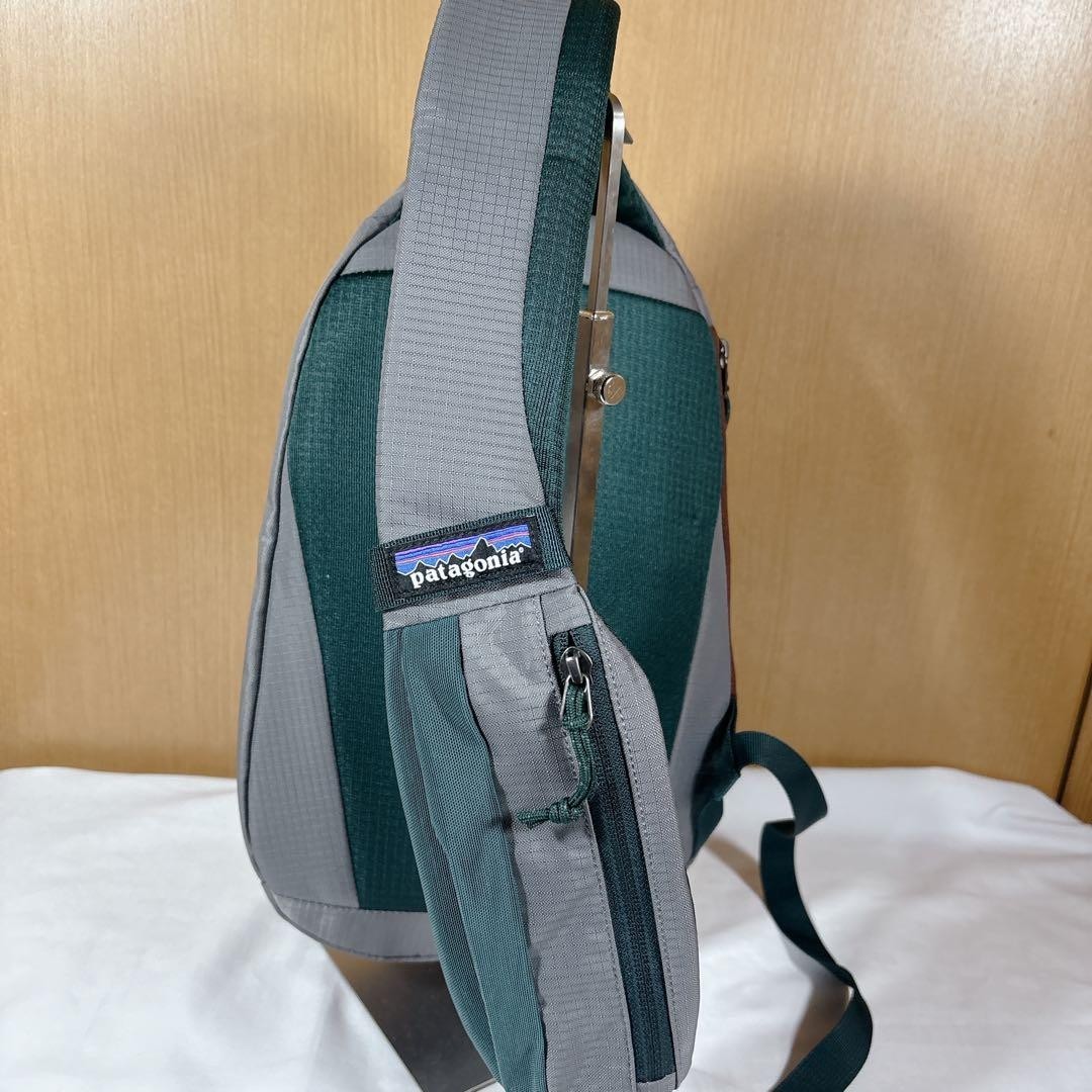 Patagonia Atom Sling 8L Sling Bag Green, Gray Used