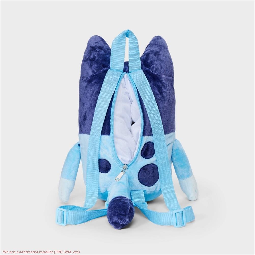 Kids’ Bluey Plush 16″ Backpack – Blue