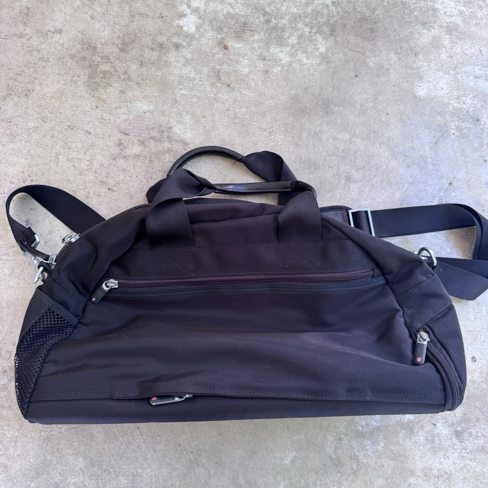 VICTORINOX Swiss Precision Gear ‘PG CARGO’ Duffel Black Ballistic Nylon
