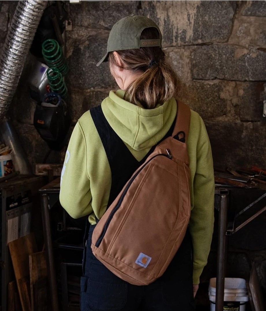 Carhartt Sling Bag Rugged Rain Defender Water Repellent Crossbody Hands Free