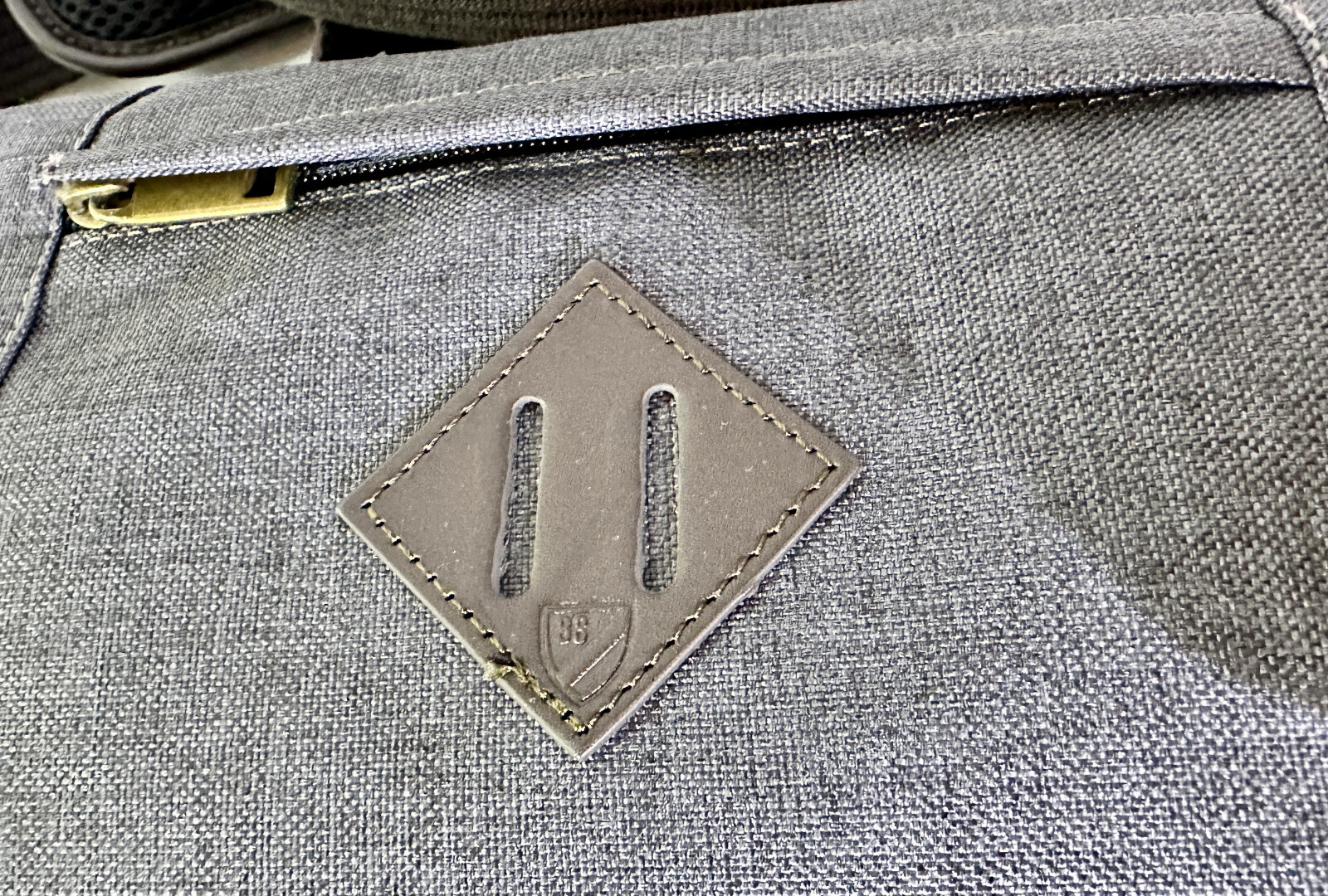 Cremieux Gray Polyester Messenger Bag