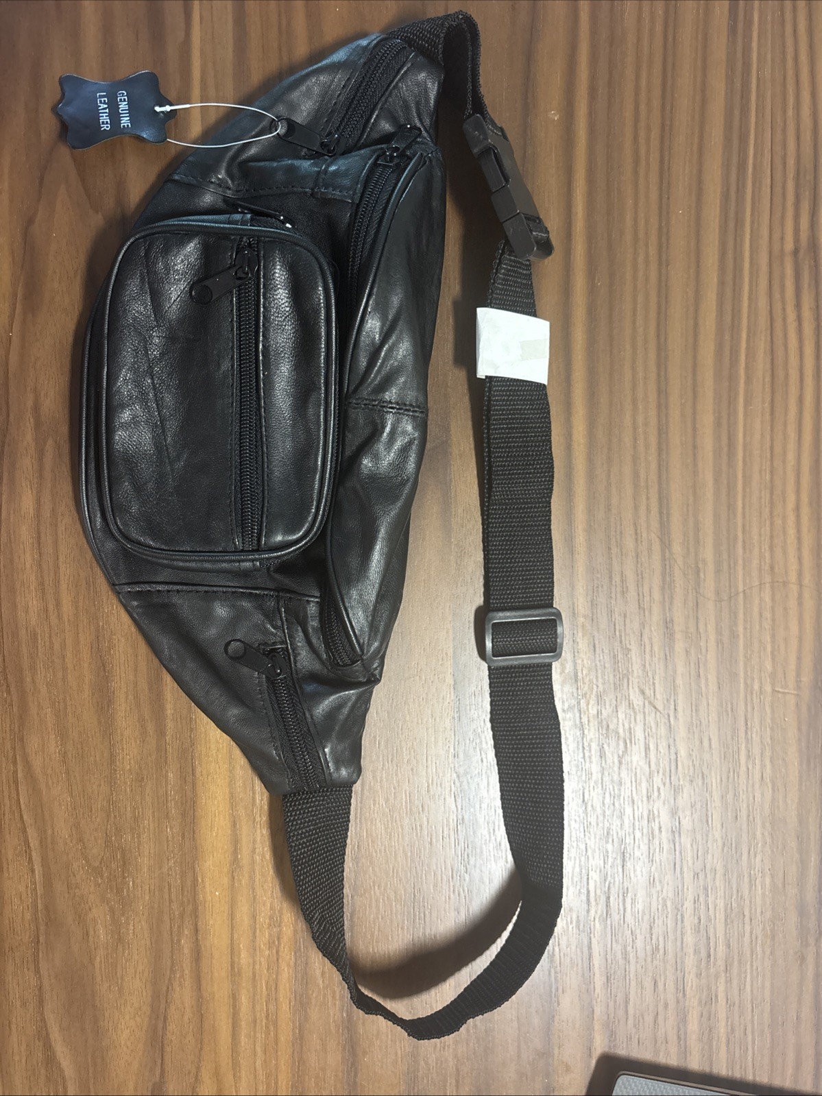 Wilsons Leather Fanny Pack Unisex OS Black Gorpcore Biker Multi-Pocket Waist Bag