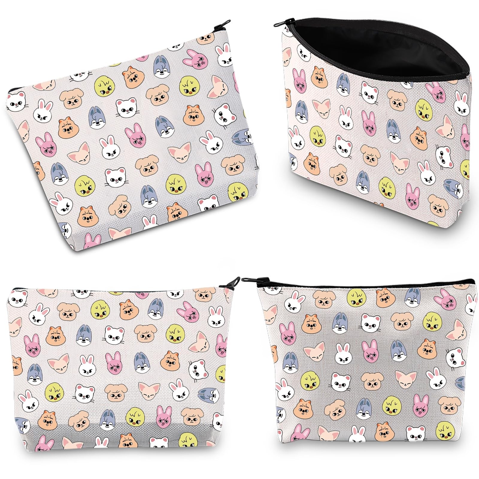 TOBGBE Band Cosmetic Makeup Bag K Fans Gift 23*17cm(9.05*7.08inch), SKZ BAG