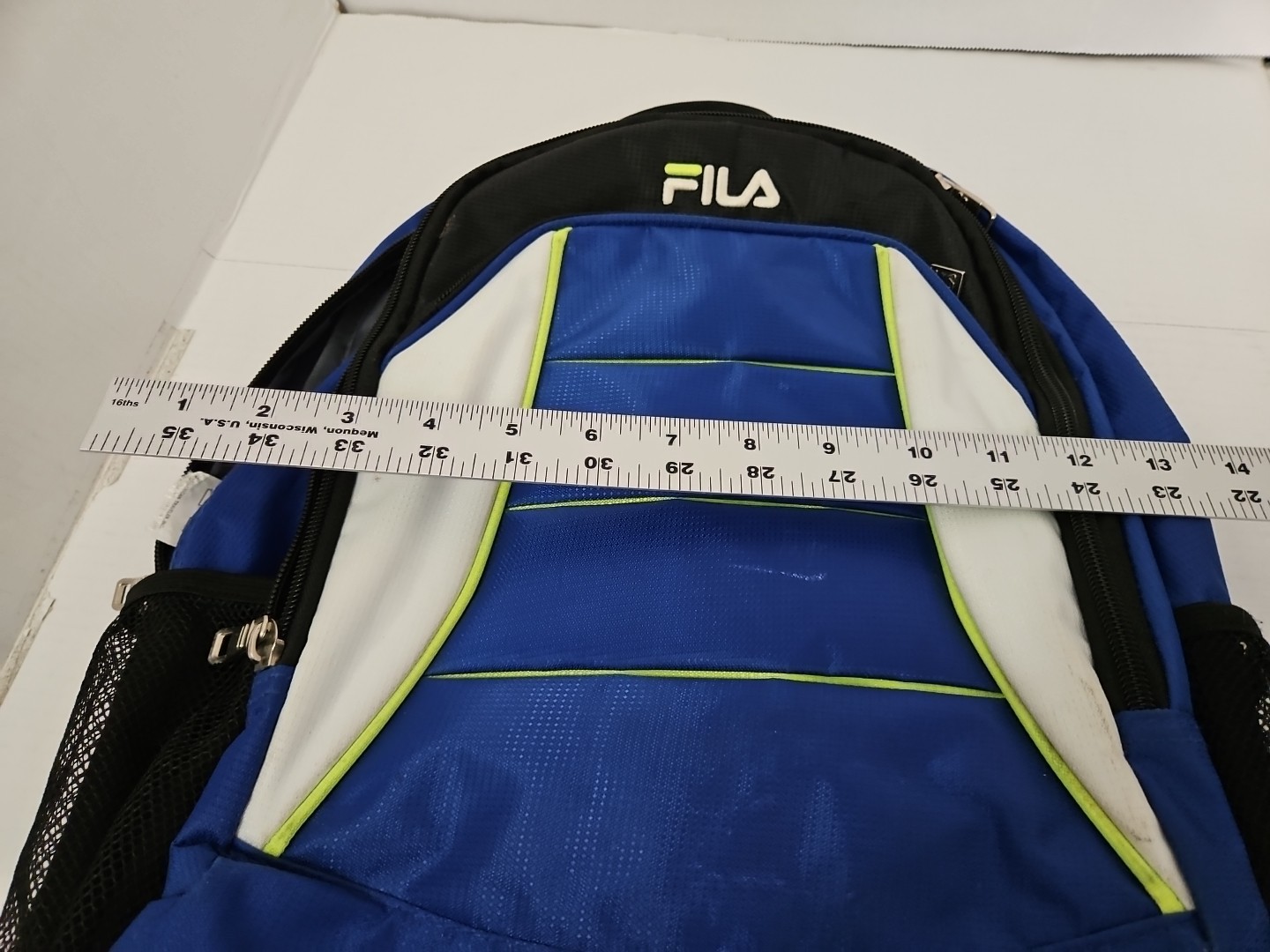 Fila black Blue Pre Owned Filatech Backpack Tons Of Space Used Back Pack