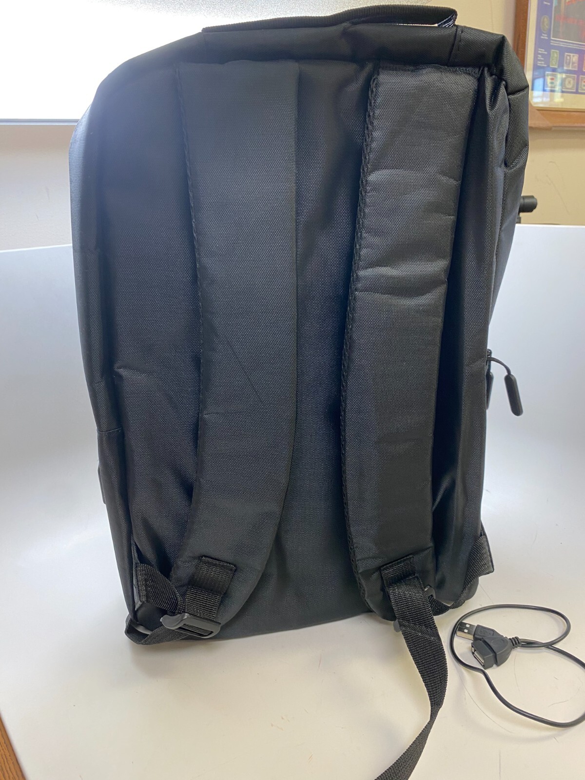 NEW NASA Zipper-Top Backpack Travel Laptop Book Bag w/USB