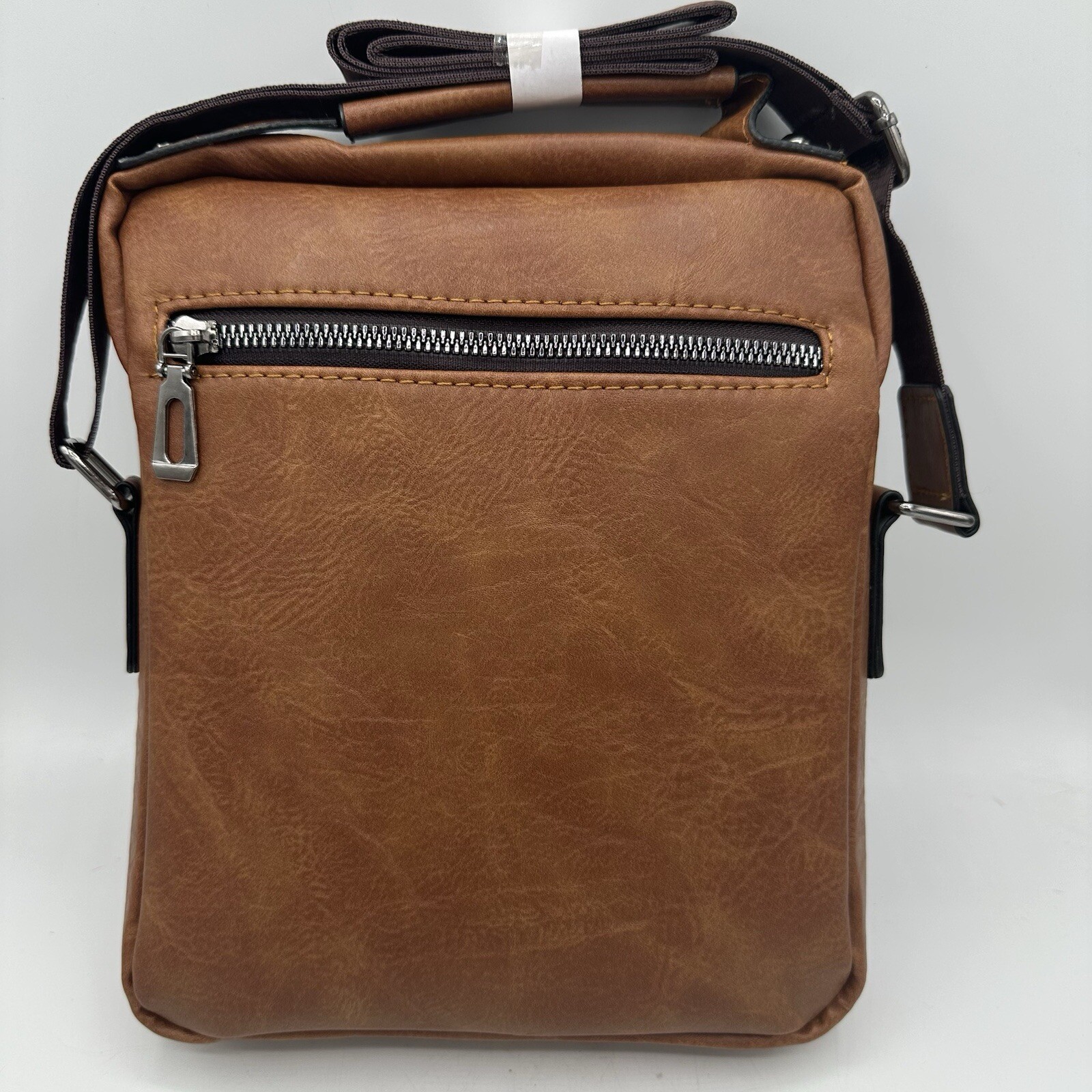 Weixier Brown Leather Unisex Or Men’s Crossbody Messenger Shoulder Bag NEW