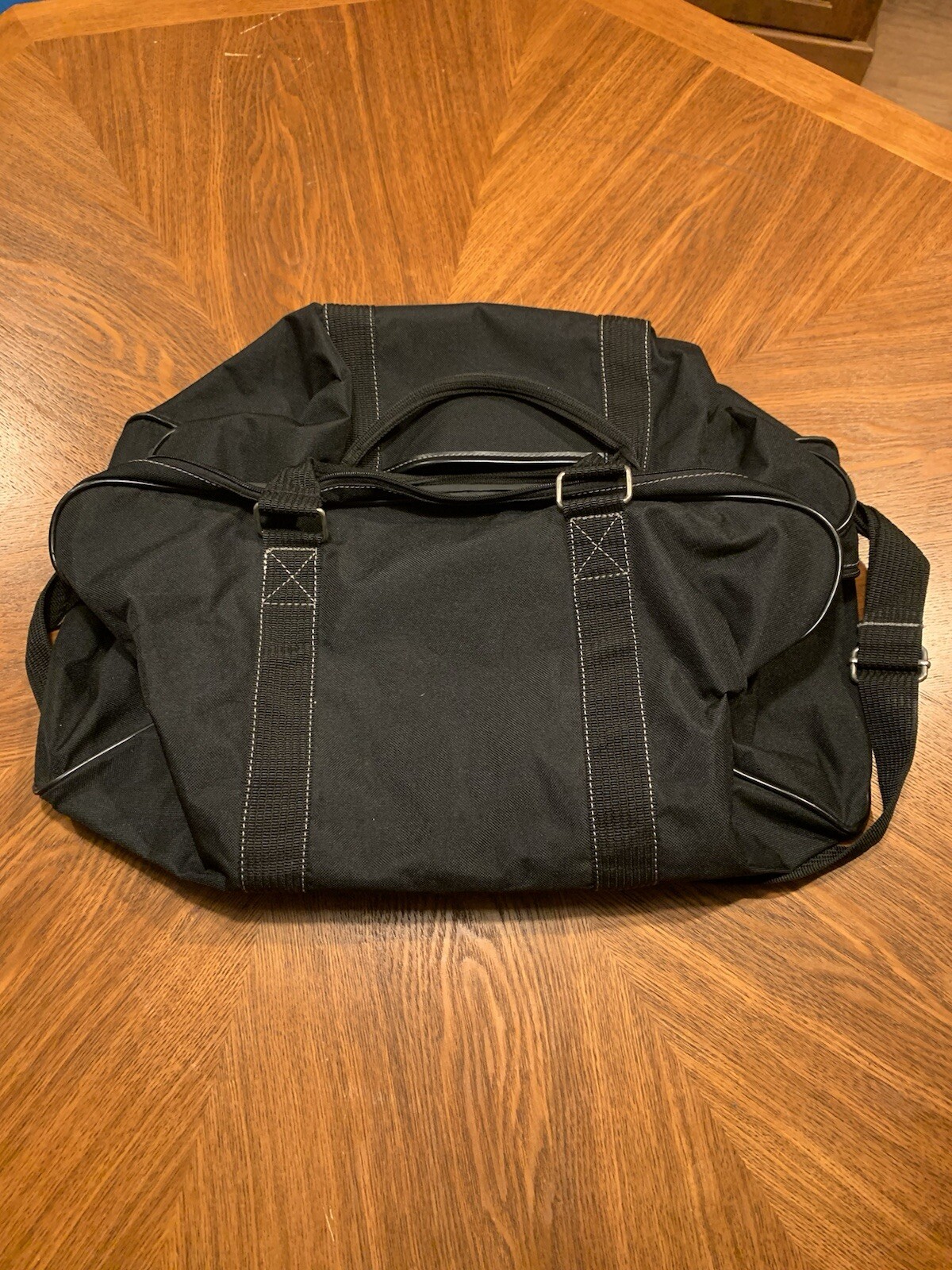 RL Black Duffle Bag 20x12x11 Missing Main Zipper