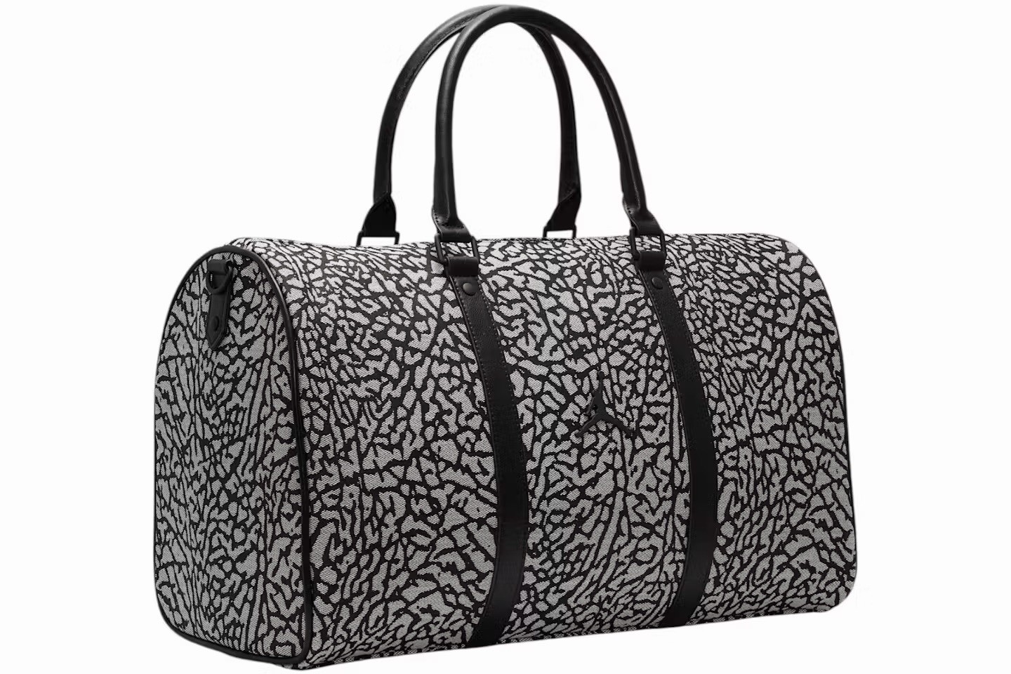 Nike Air Jordan Jam Duffle Bag Canvas Elephant Print MM0978-100 Gray Black