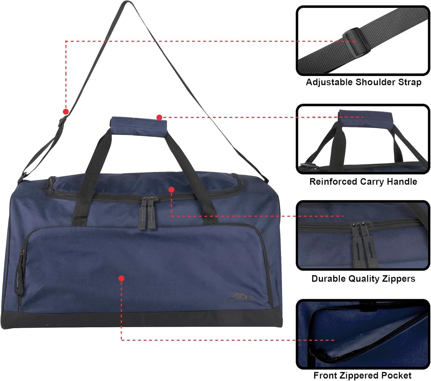 Lightweight Canvas Duffle Bags for Men & Women for Traveling, the Gym, and as Sp