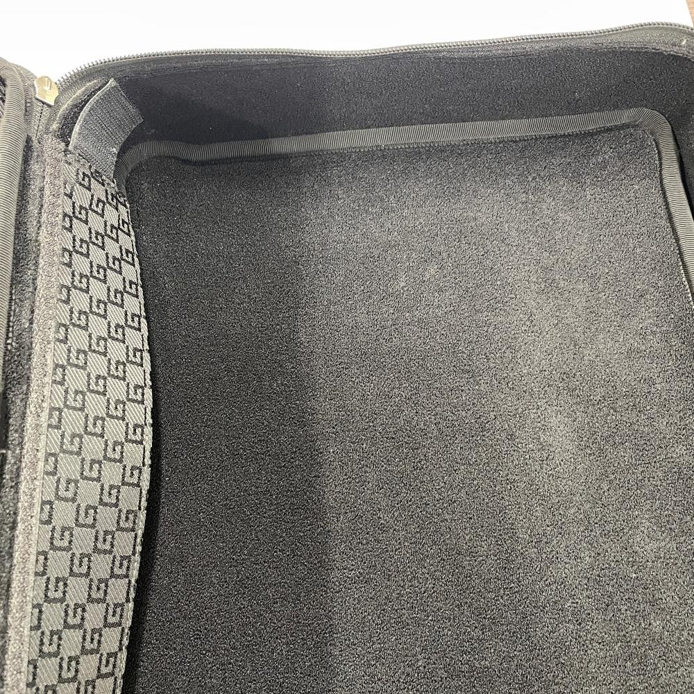 Gucci Business Bag 2WAY Nylon Leather Black Used
