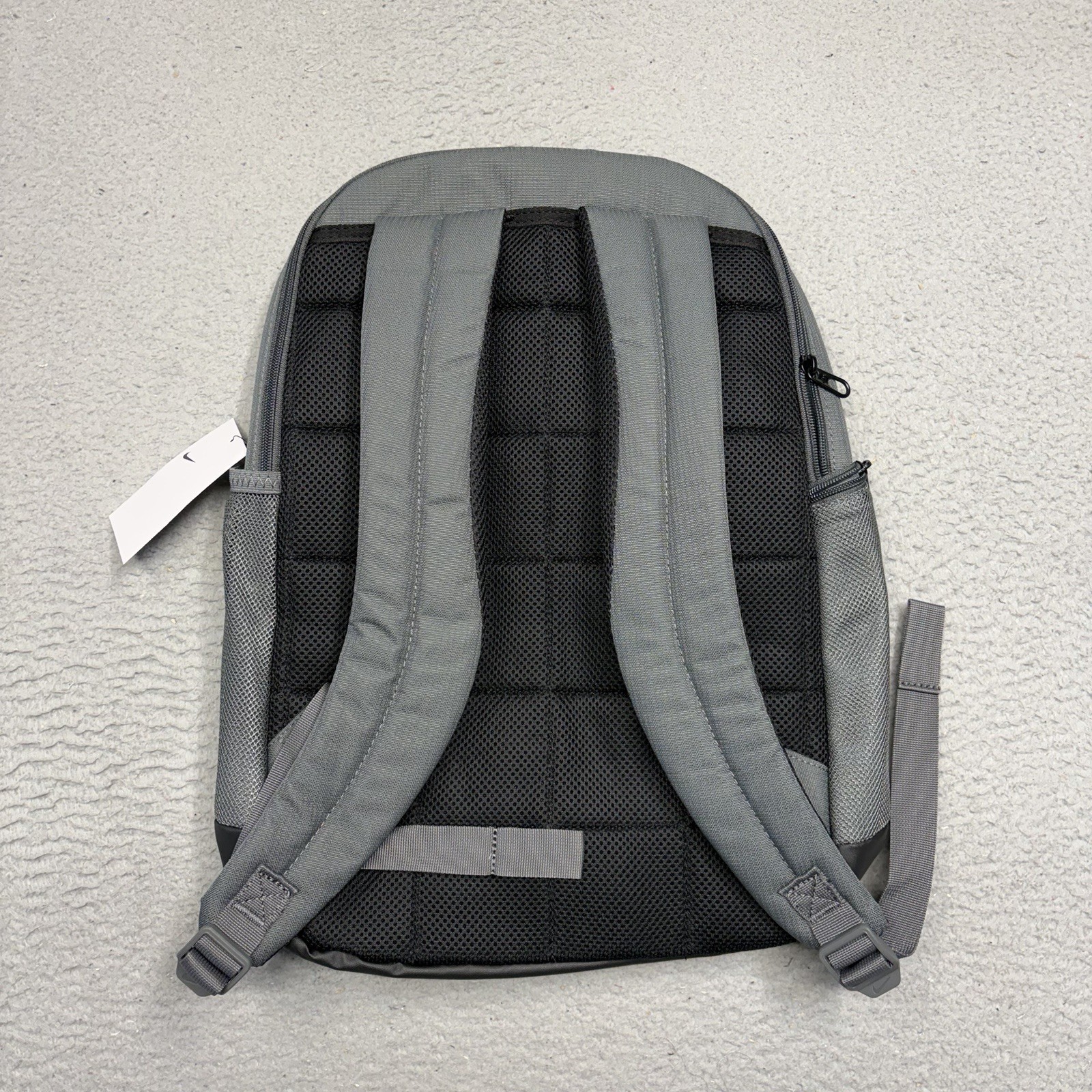 Nike Brasilia 9.5 Medium Backpack 24L Grey Black White Bag School Gym DH7709