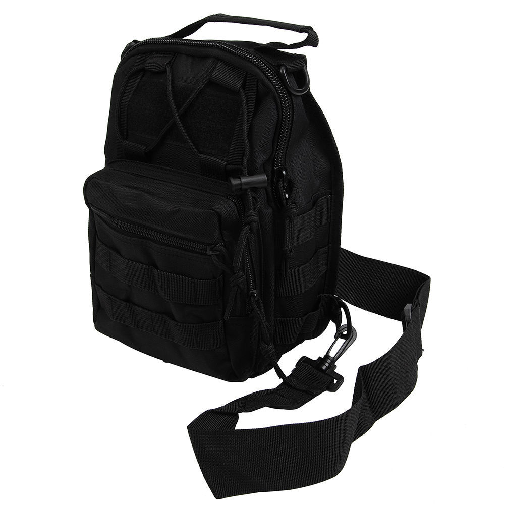 Mens Tactical Military Crossbody Shoulder Bag Chest Pack Camping Hiking Backpack