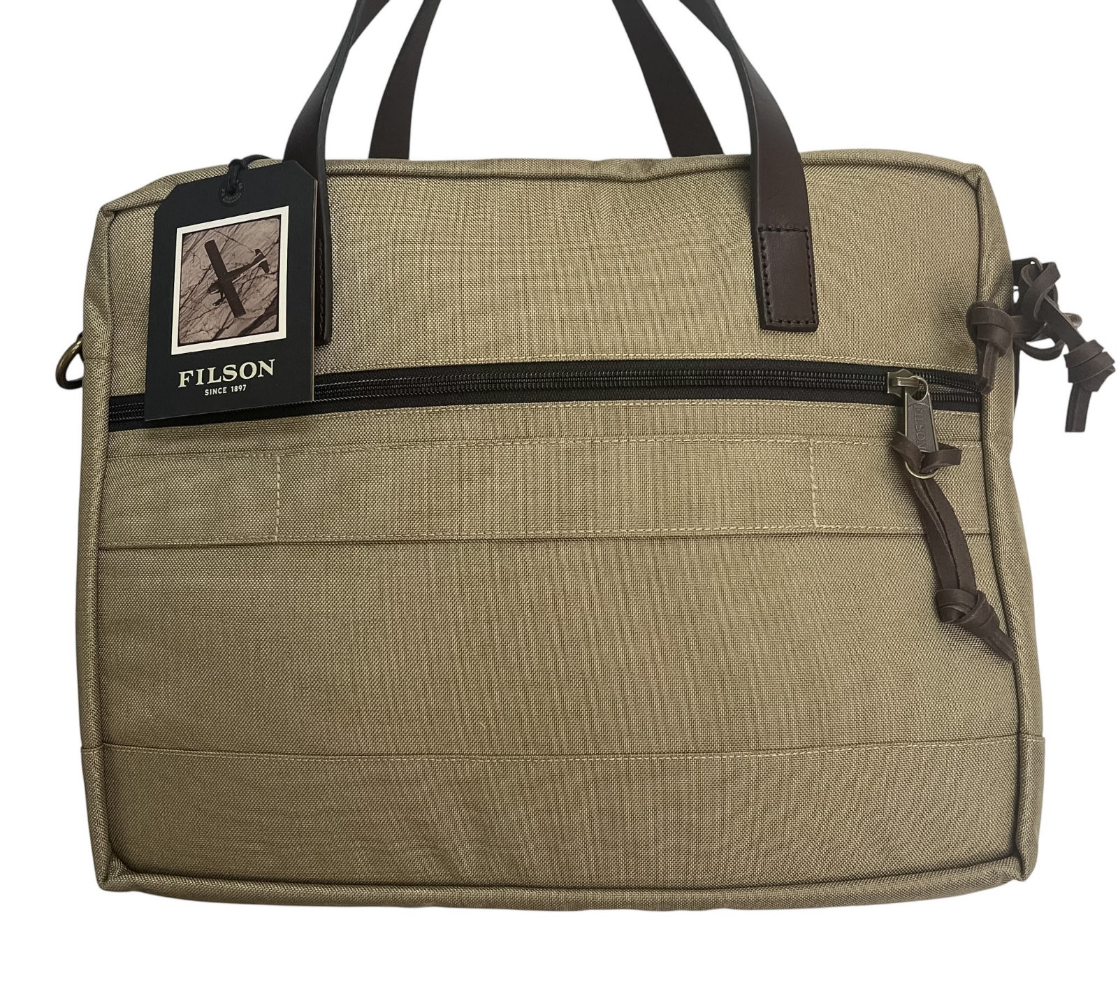 Filson Dryden Briefcase Ducks Unlimited Dry Grass Retired Color Brand New W/Tags
